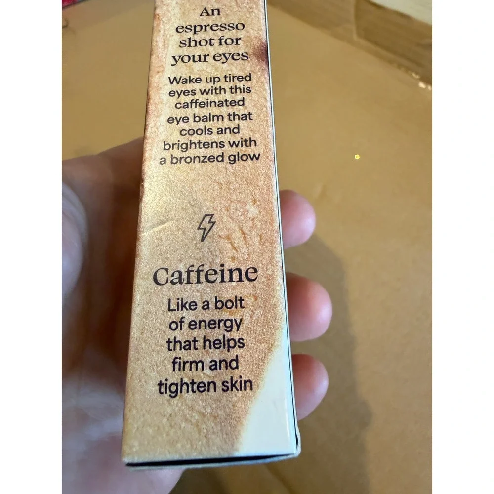 Tula Skincare Spresso Energizing Eye Balm Americano Bronze Glow 0.35oz New